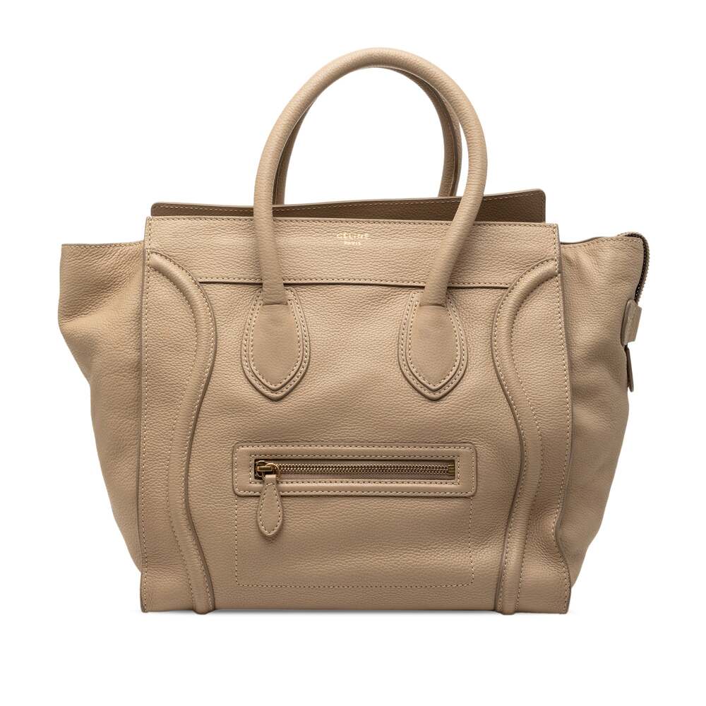 Celine Luggage Bag Grainy Leather Mini #274783C98B
